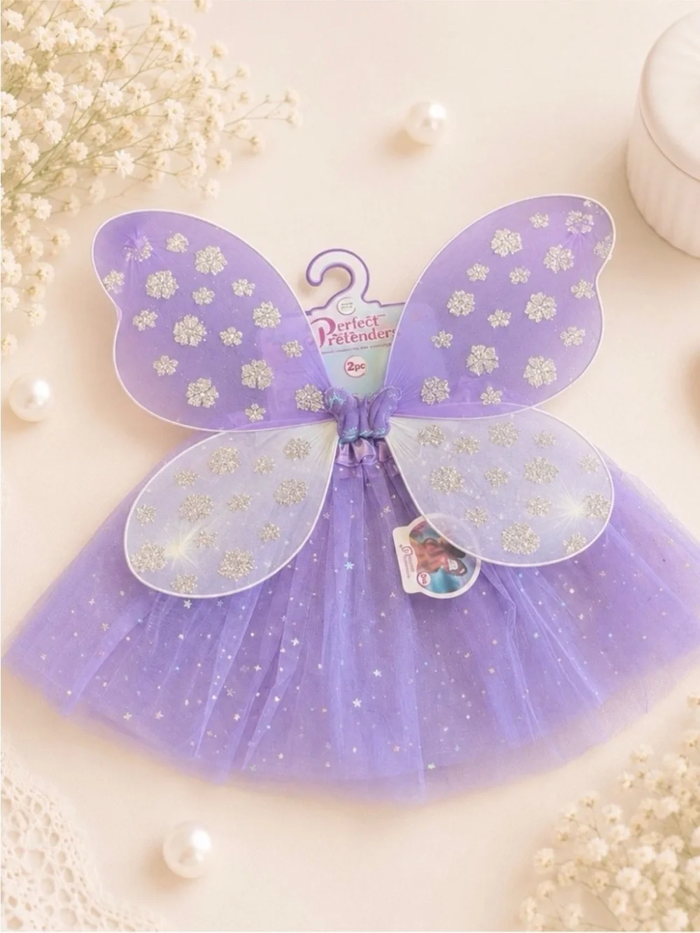 Misco Kids Perfect Pretender Dress-Up Butterfly Fairy Wings Costume-NWT